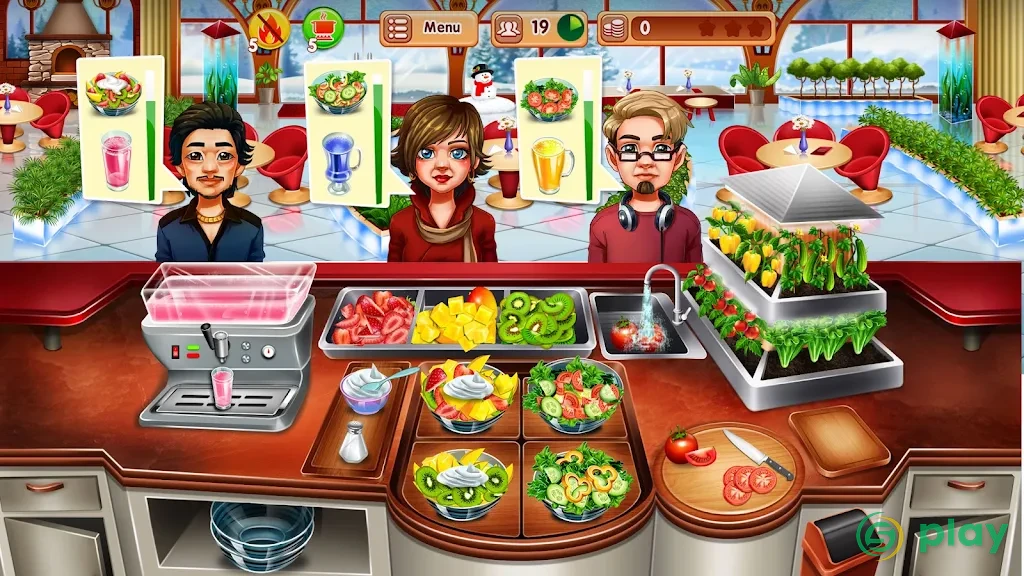 Кулинарный праздник: игра в ресторан для девочек — скриншот 9