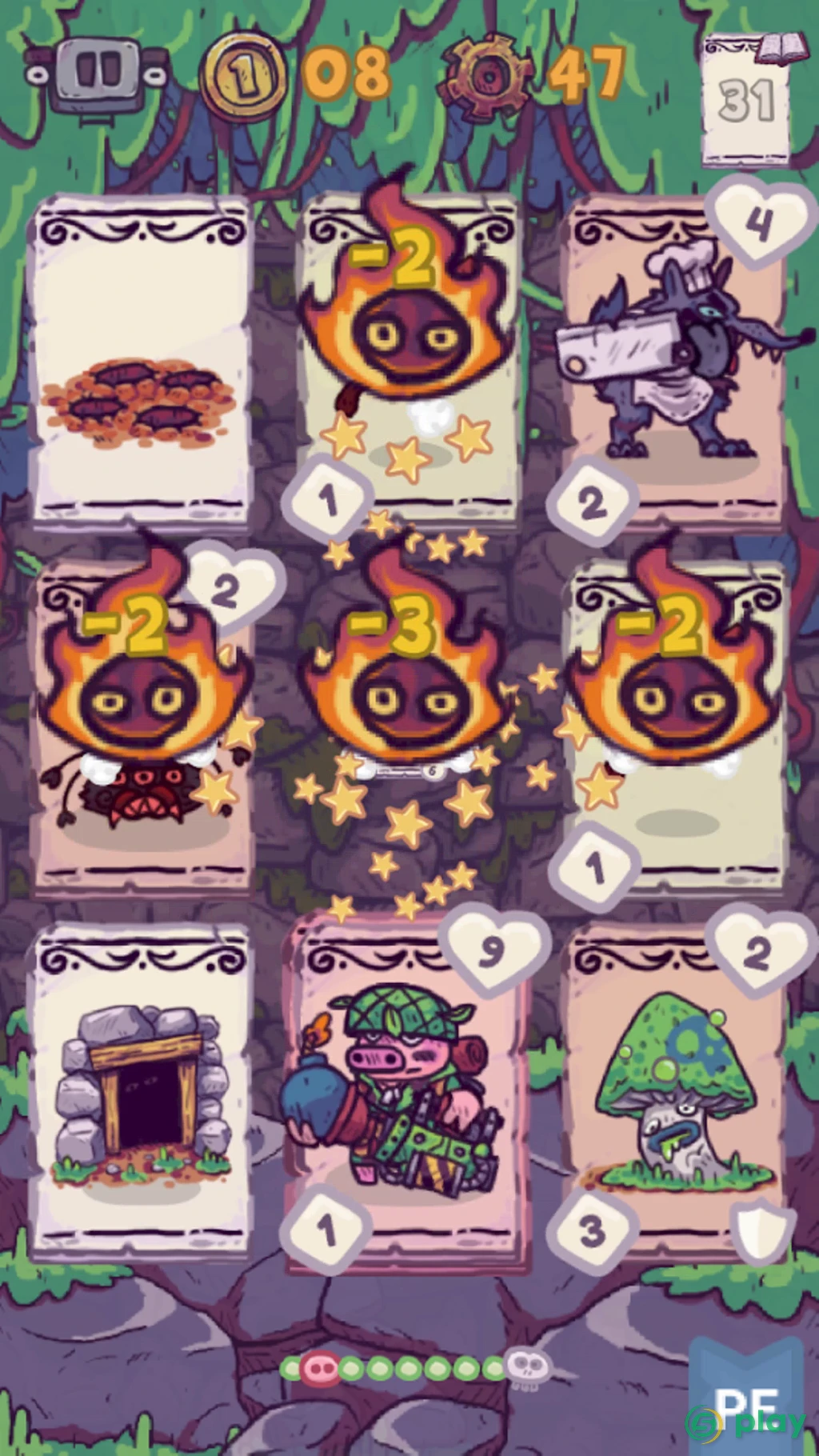 Card Hog - Карточная RPG-головоломка — скриншот 4