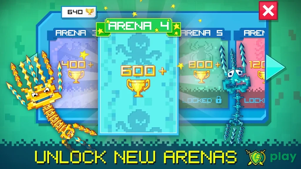 Pixel Sword Fish io — скриншот 11