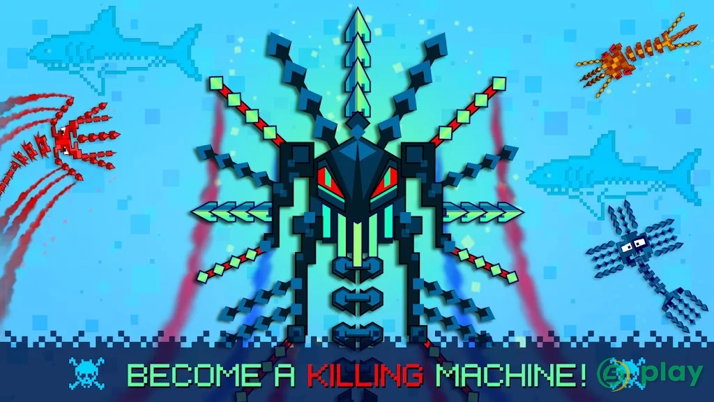 Pixel Sword Fish io — скриншот 9