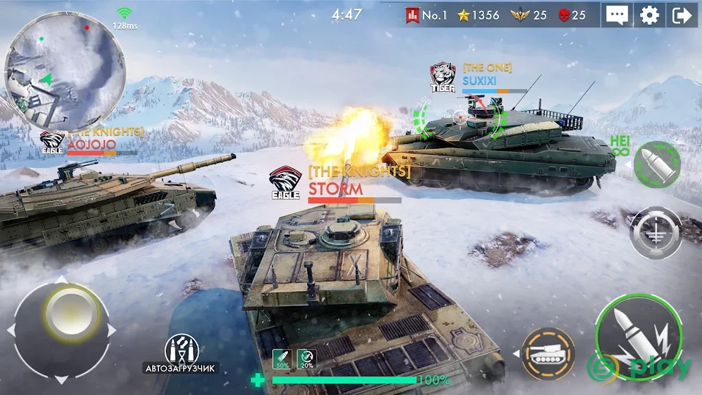Tank Warfare: PvP Blitz Game — скриншот 5