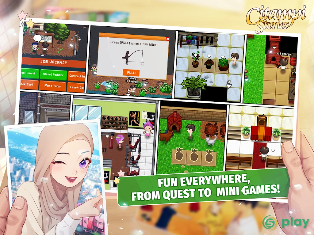 Citampi Stories: Love and Life Sim RPG — скриншот 11