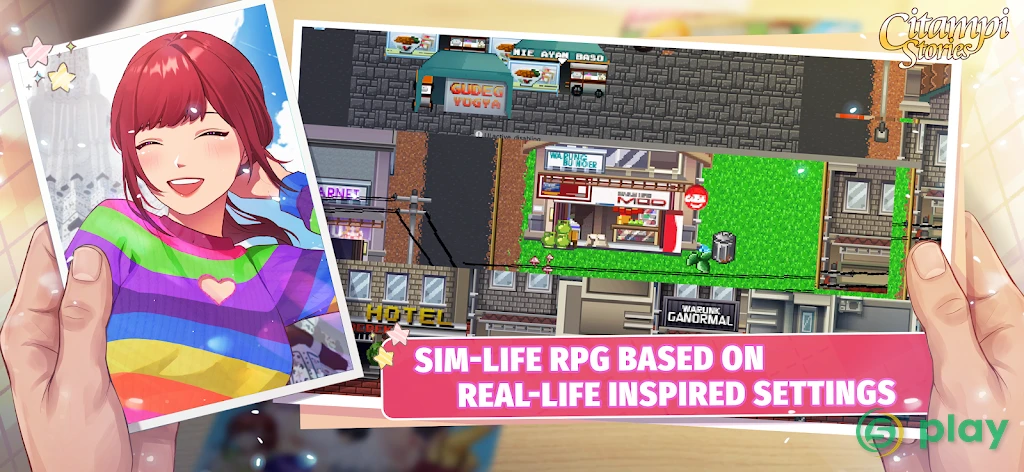 Citampi Stories: Love and Life Sim RPG — скриншот 1