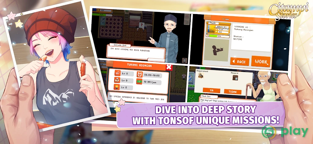 Citampi Stories: Love and Life Sim RPG — скриншот 7