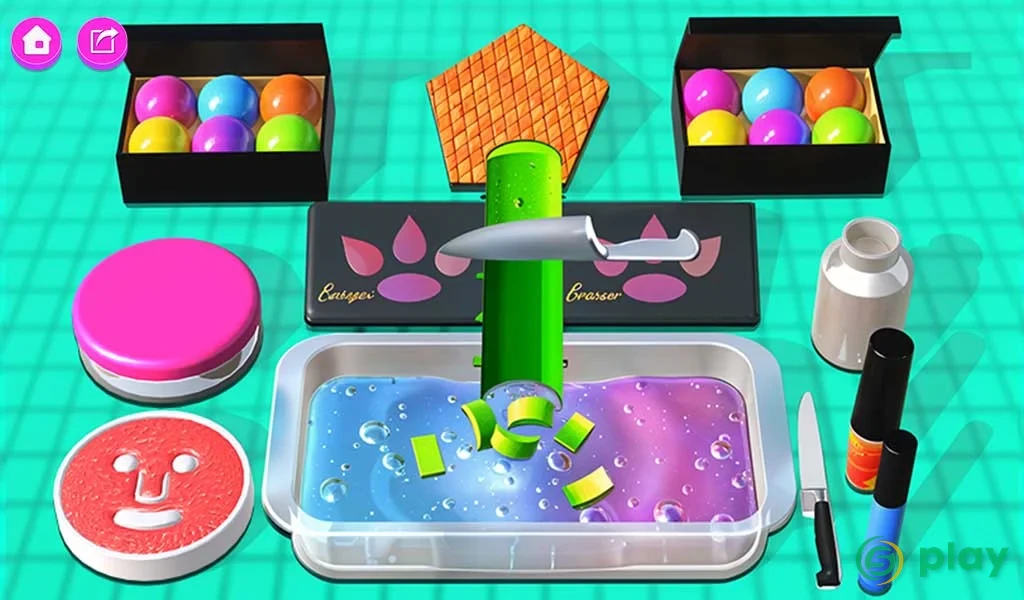 DIY Makeup Slime Maker! Super Slime Simulations — скриншот 1