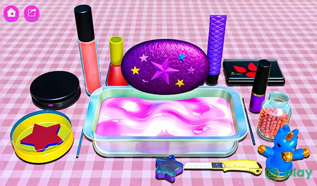 DIY Makeup Slime Maker! Super Slime Simulations — скриншот 3