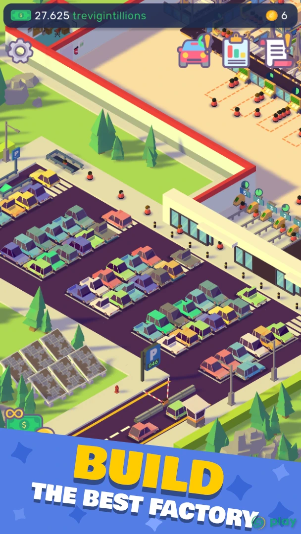 Car Industry Tycoon - Idle Car Factory Simulator — скриншот 1