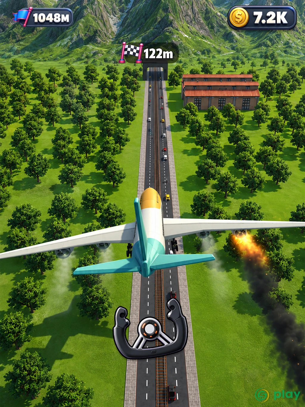 Sling Plane 3D — скриншот 8