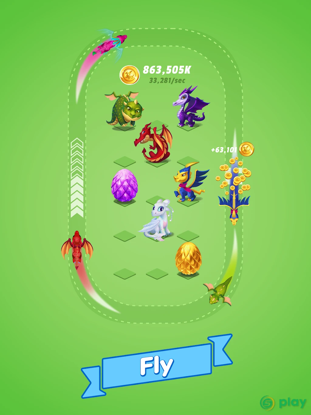 Dragons Evolution - Best Merge Idler — скриншот 11