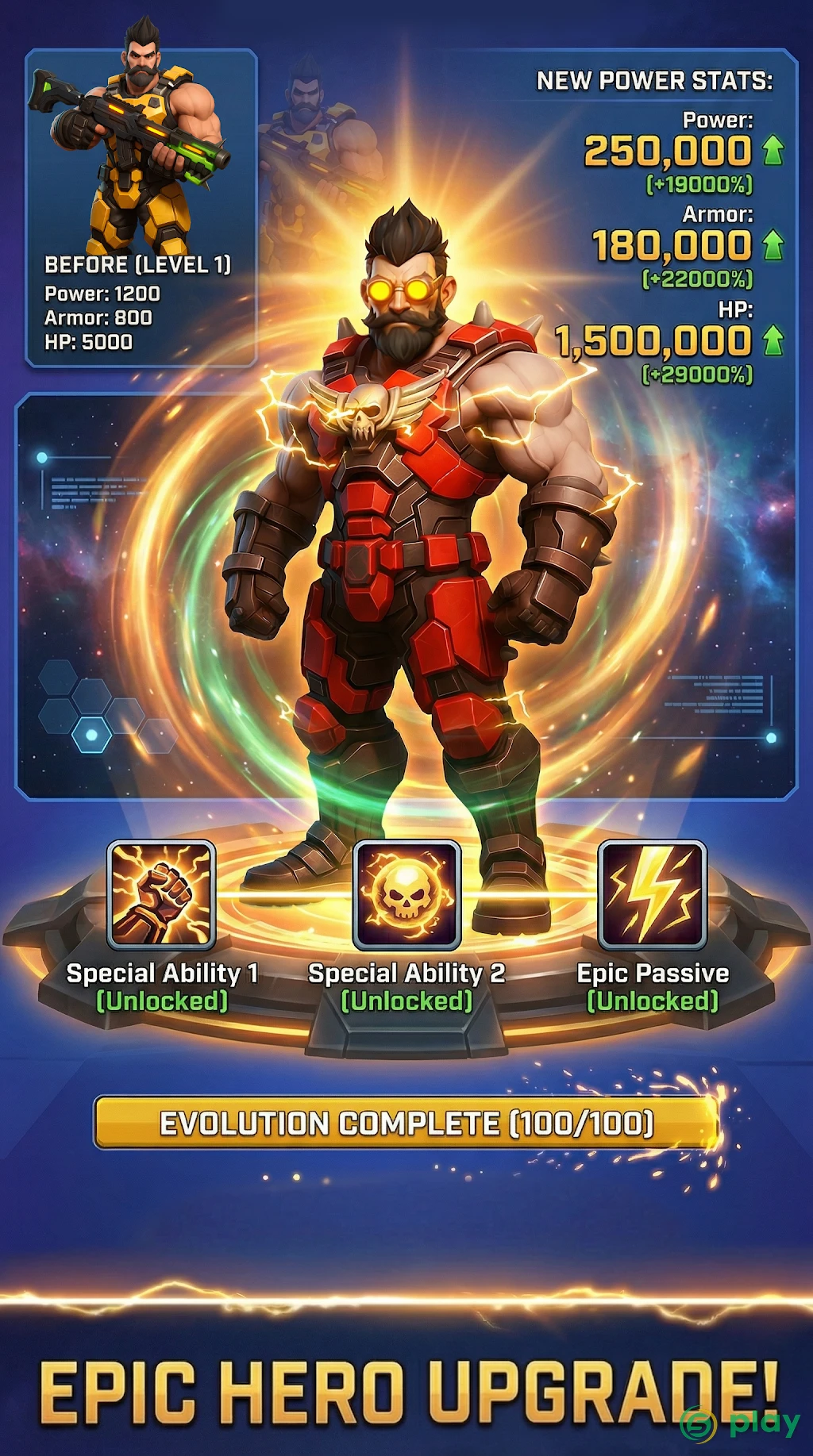 Spacelanders: 3D Sci-Fi Shooter RPG — скриншот 3