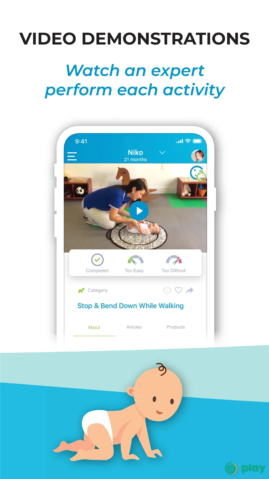 BabySparks - Development Activities and Milestones — скриншот 4