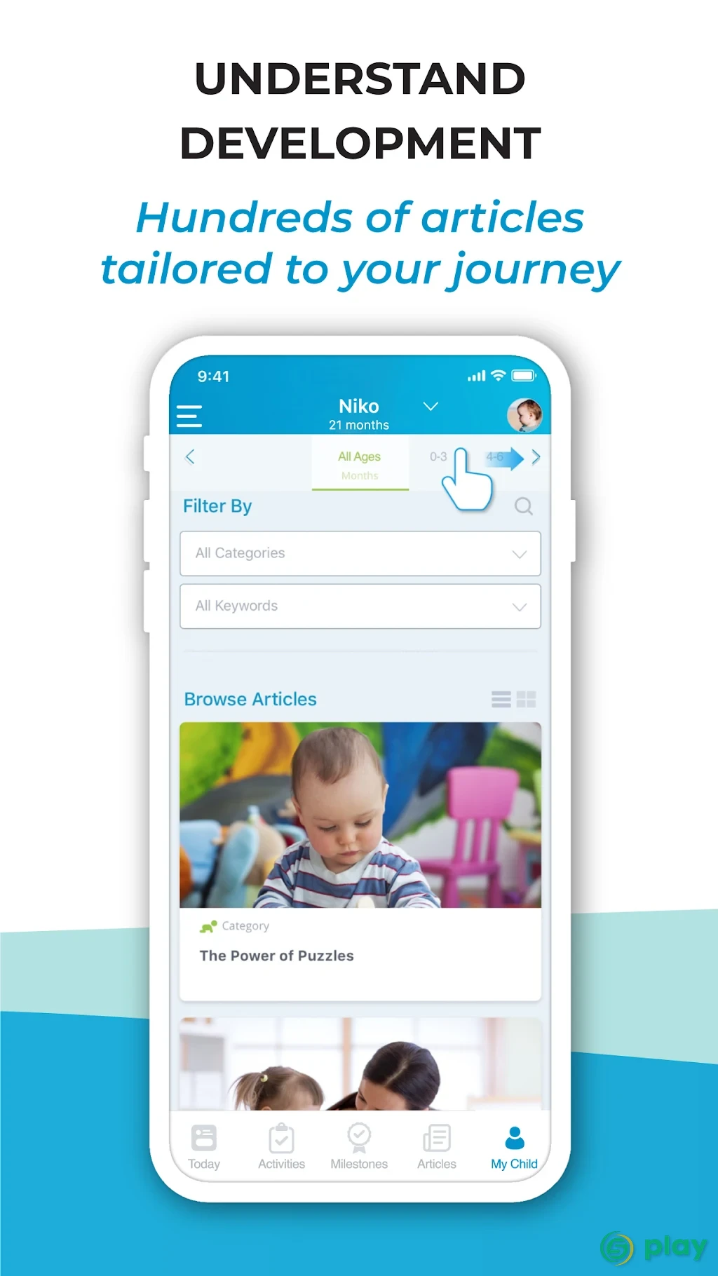 BabySparks - Development Activities and Milestones — скриншот 8