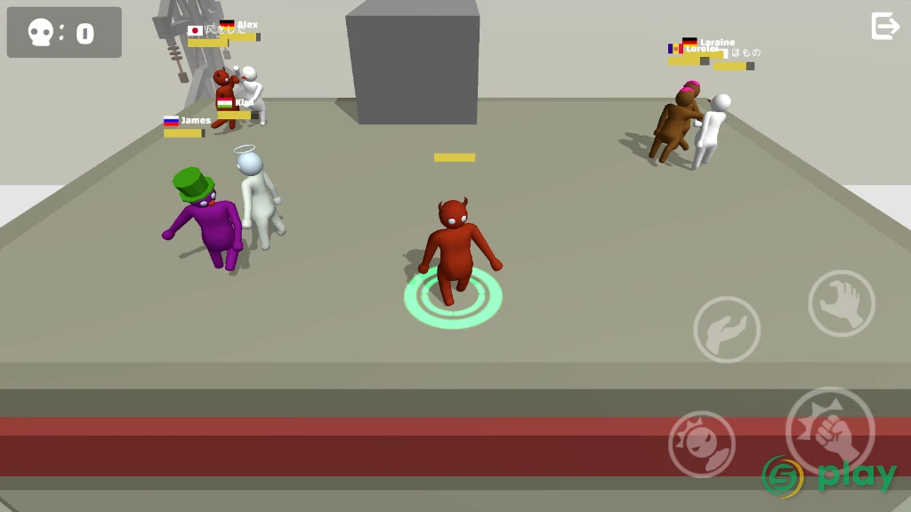Noodleman.io 2 - Fun Fight Party Games — скриншот 2