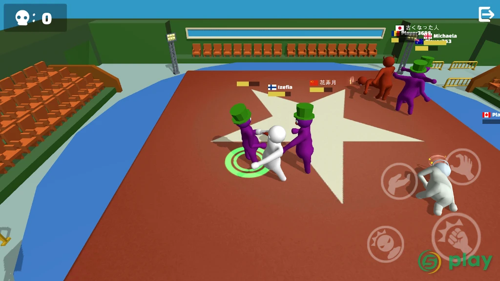 Noodleman.io 2 - Fun Fight Party Games — скриншот 3