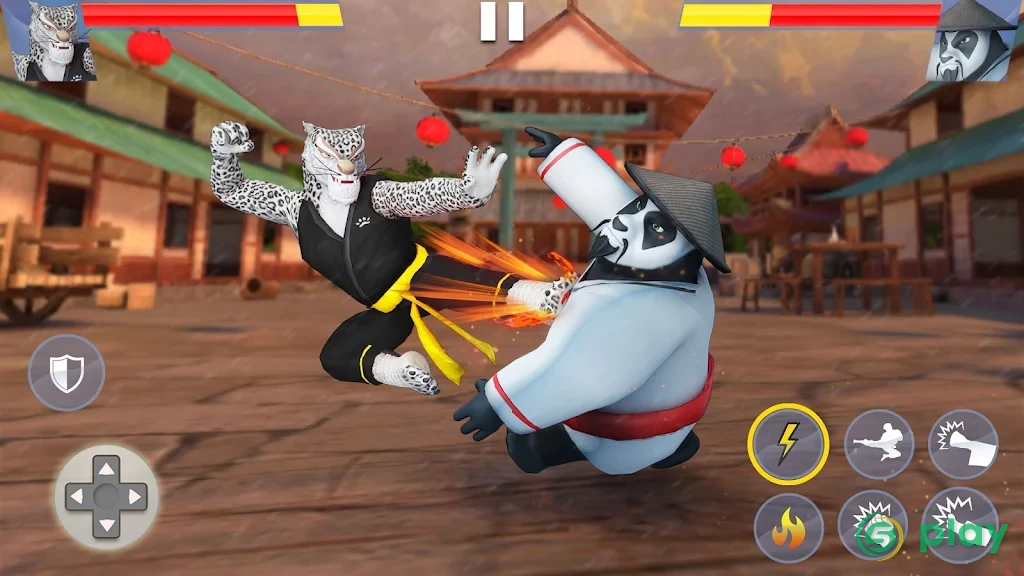 Кунг-фу животных Борьба игры: Wild Каратэ Fighter — скриншот 2