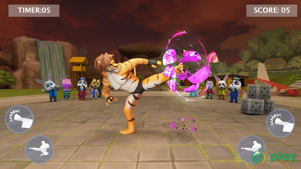 Кунг-фу животных Борьба игры: Wild Каратэ Fighter — скриншот 5