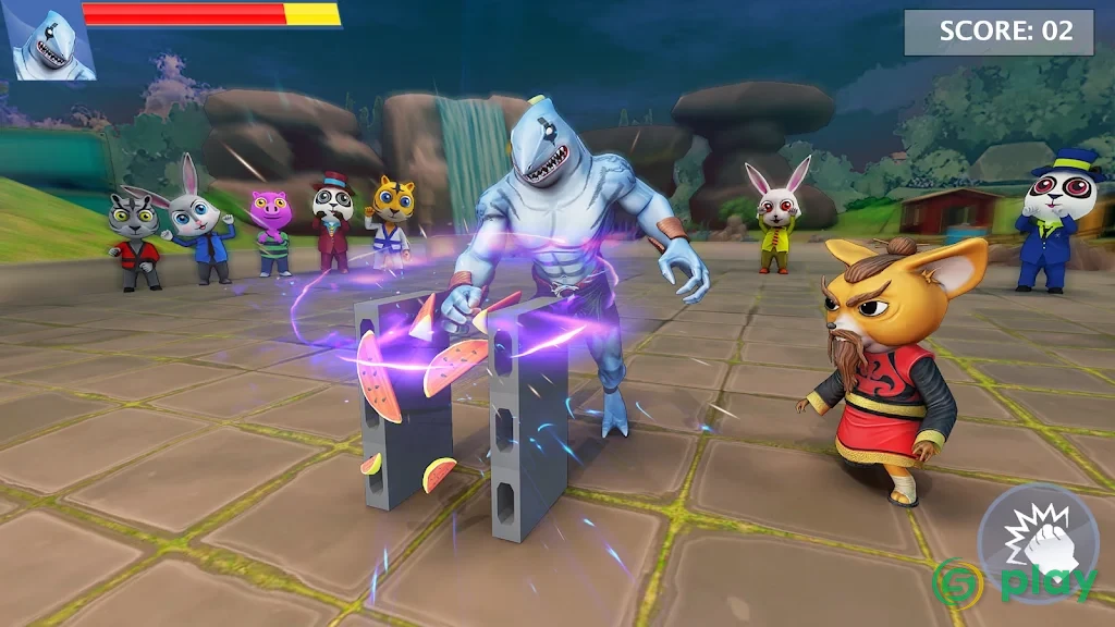 Кунг-фу животных Борьба игры: Wild Каратэ Fighter — скриншот 6