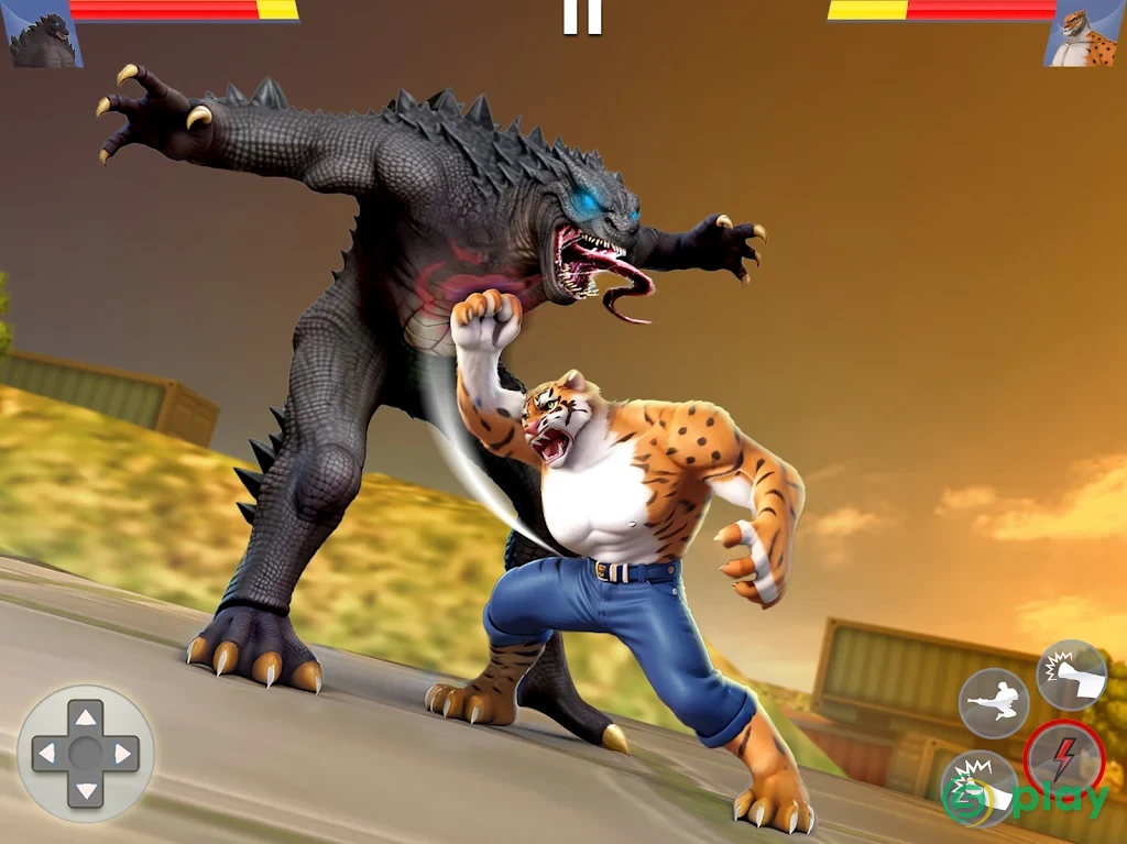 Кунг-фу животных Борьба игры: Wild Каратэ Fighter — скриншот 8
