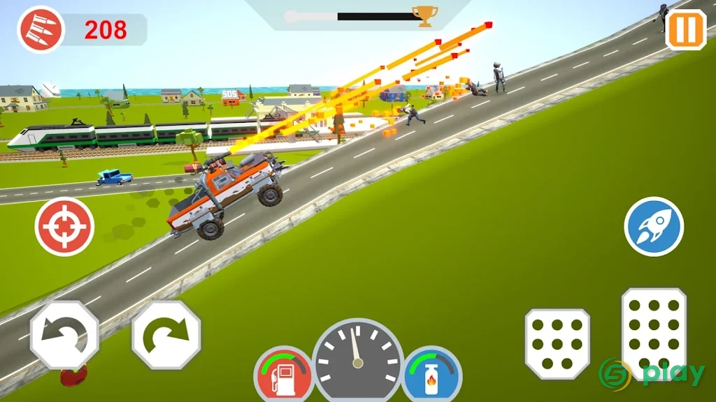 Zombie Crush Driver: Выживи в зомби апокалипсисе — скриншот 5