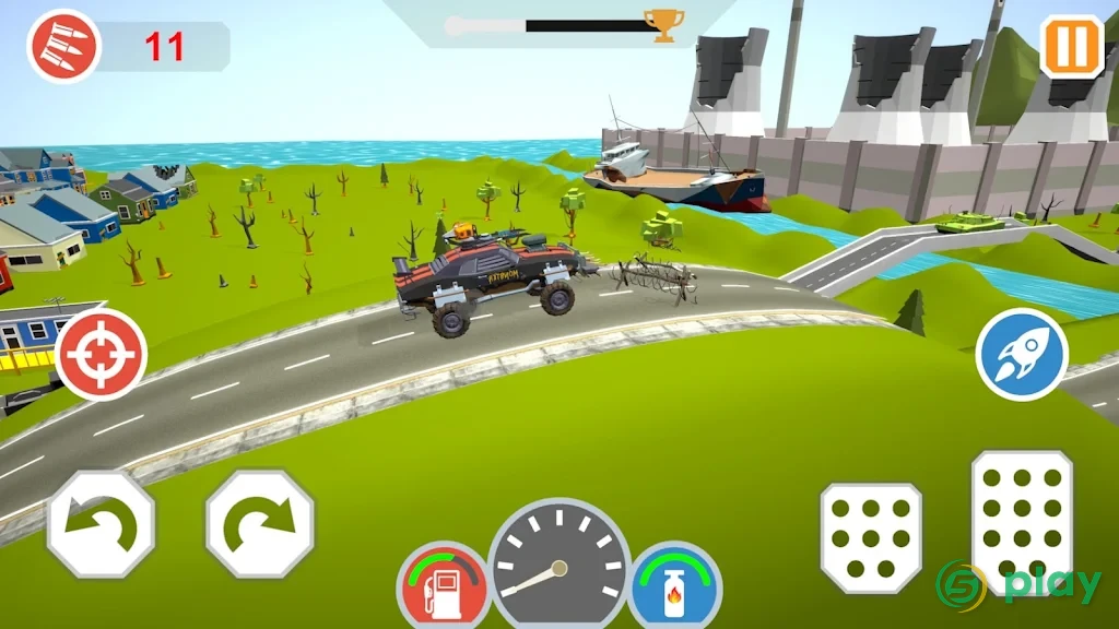 Zombie Crush Driver: Выживи в зомби апокалипсисе — скриншот 6