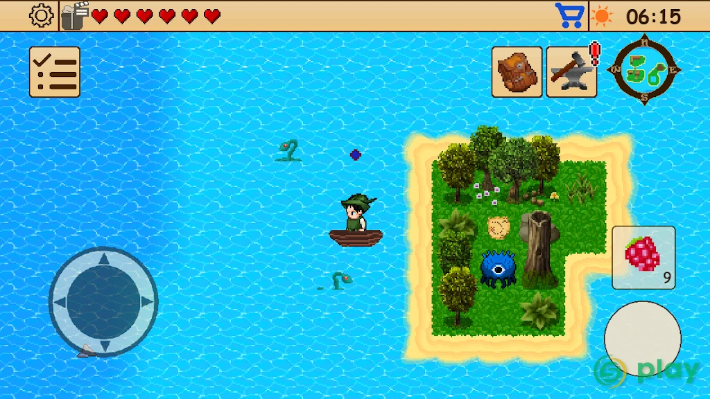 Survival RPG - Поиск сокровищ приключенческая 2d — скриншот 1