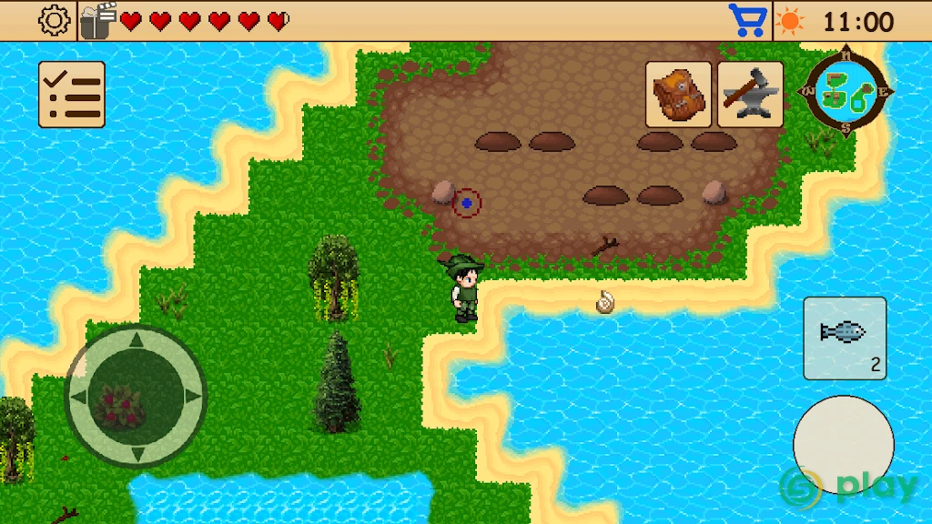 Survival RPG - Поиск сокровищ приключенческая 2d — скриншот 6