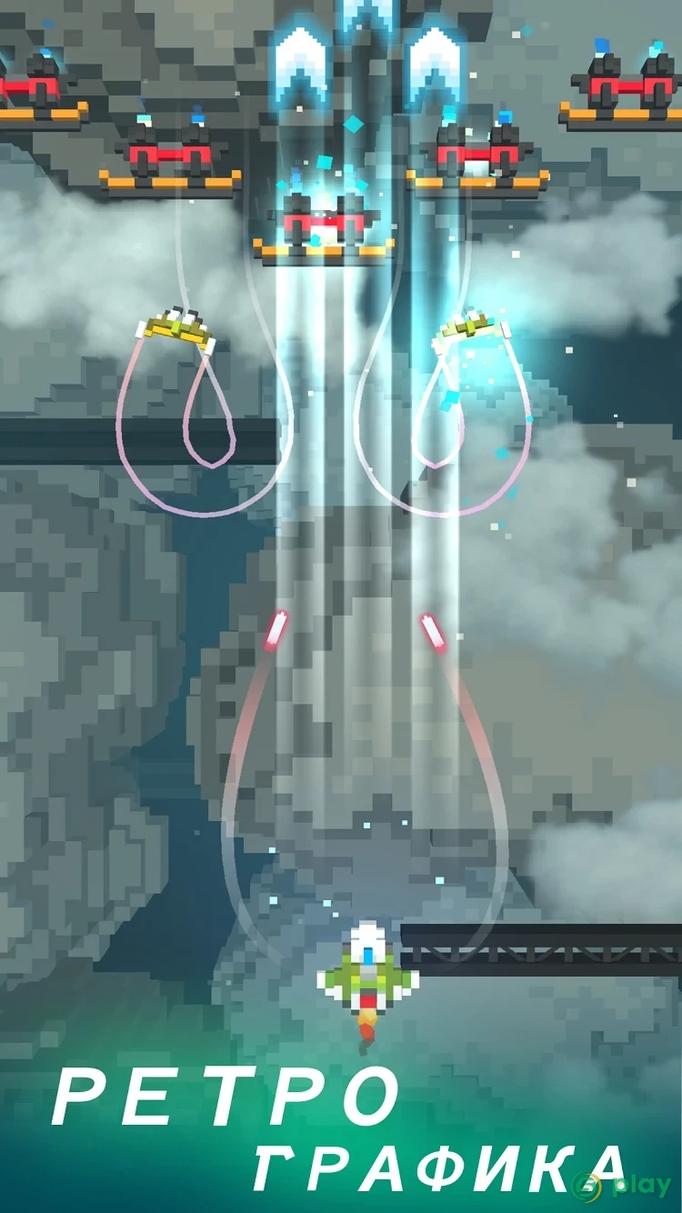 Sky Wings: Pixel Fighter 3D — скриншот 5