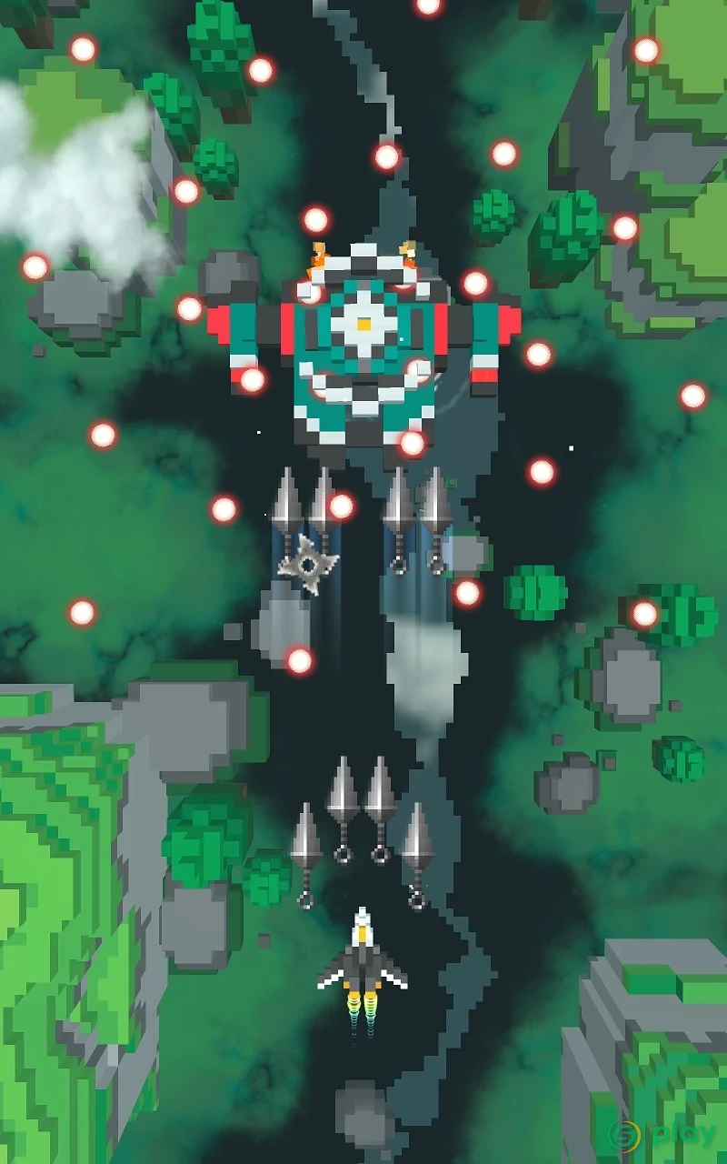 Sky Wings: Pixel Fighter 3D — скриншот 7