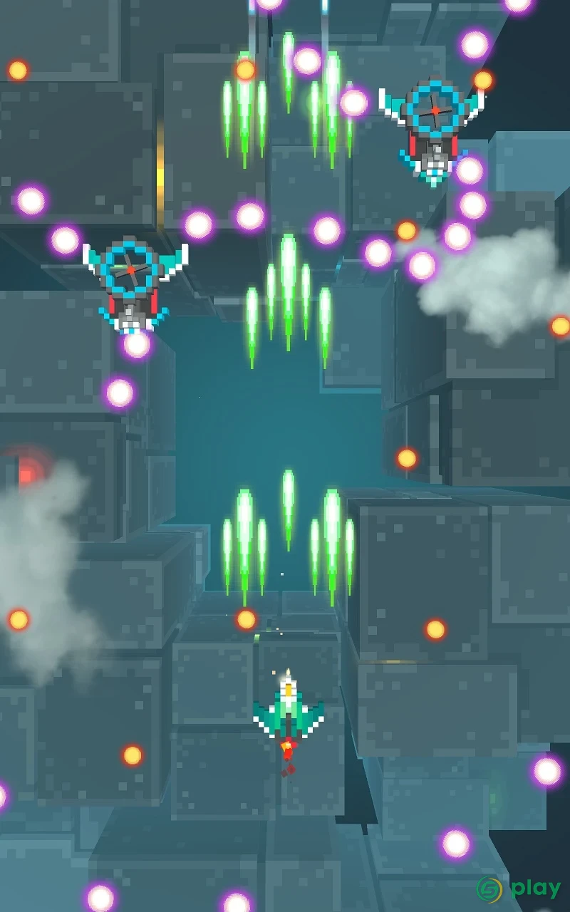 Sky Wings: Pixel Fighter 3D — скриншот 9