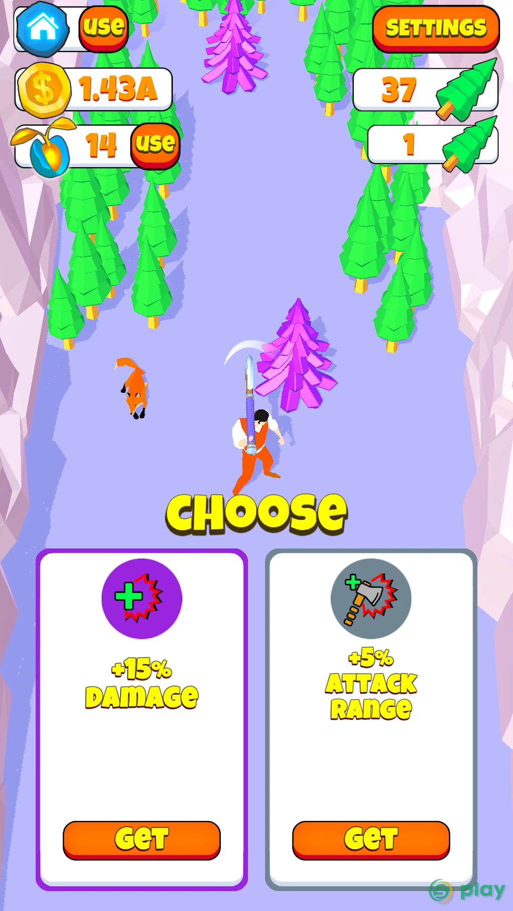 Idle Lumberjack 3D — скриншот 4