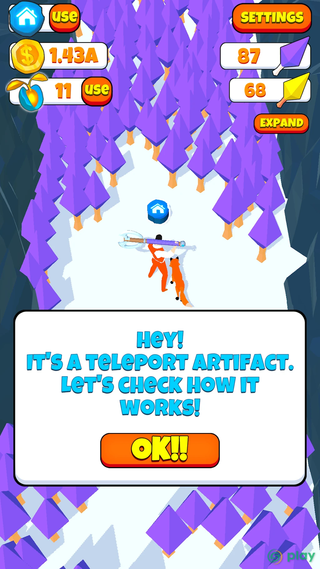 Idle Lumberjack 3D — скриншот 6