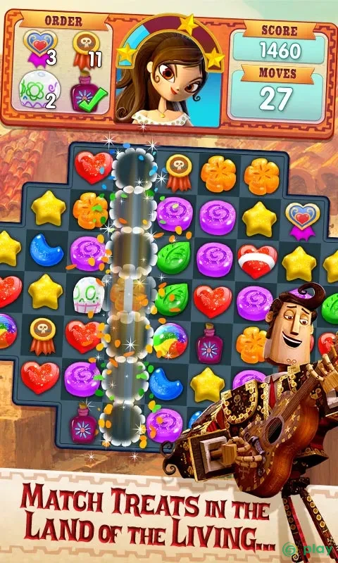Sugar Smash: Book of Life — скриншот 1