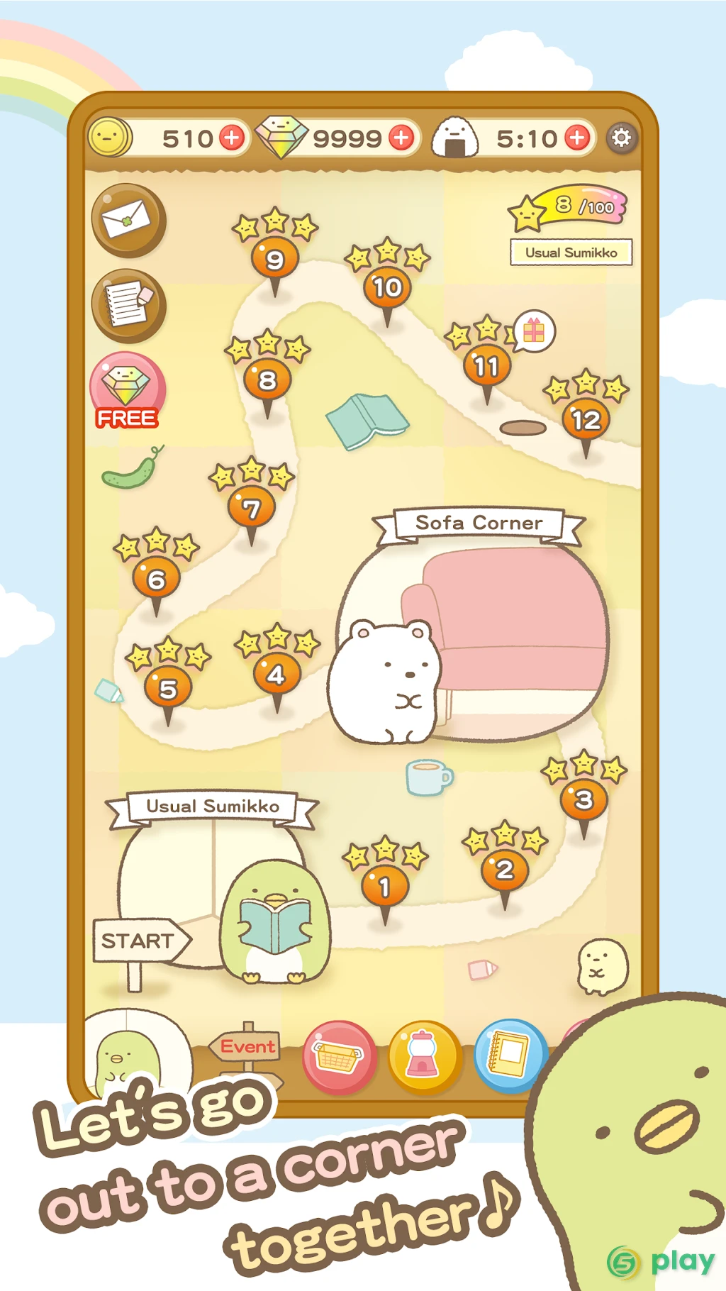 Sumikko gurashi-Puzzling Ways — скриншот 4