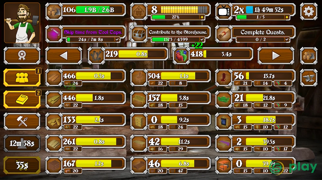 Craftsmith - Idle Crafting Game — скриншот 10