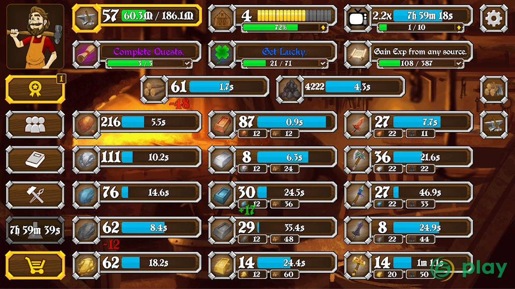 Craftsmith - Idle Crafting Game — скриншот 6