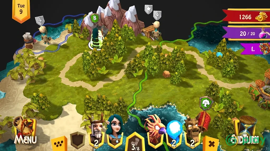 Heroes of Flatlandia — скриншот 1