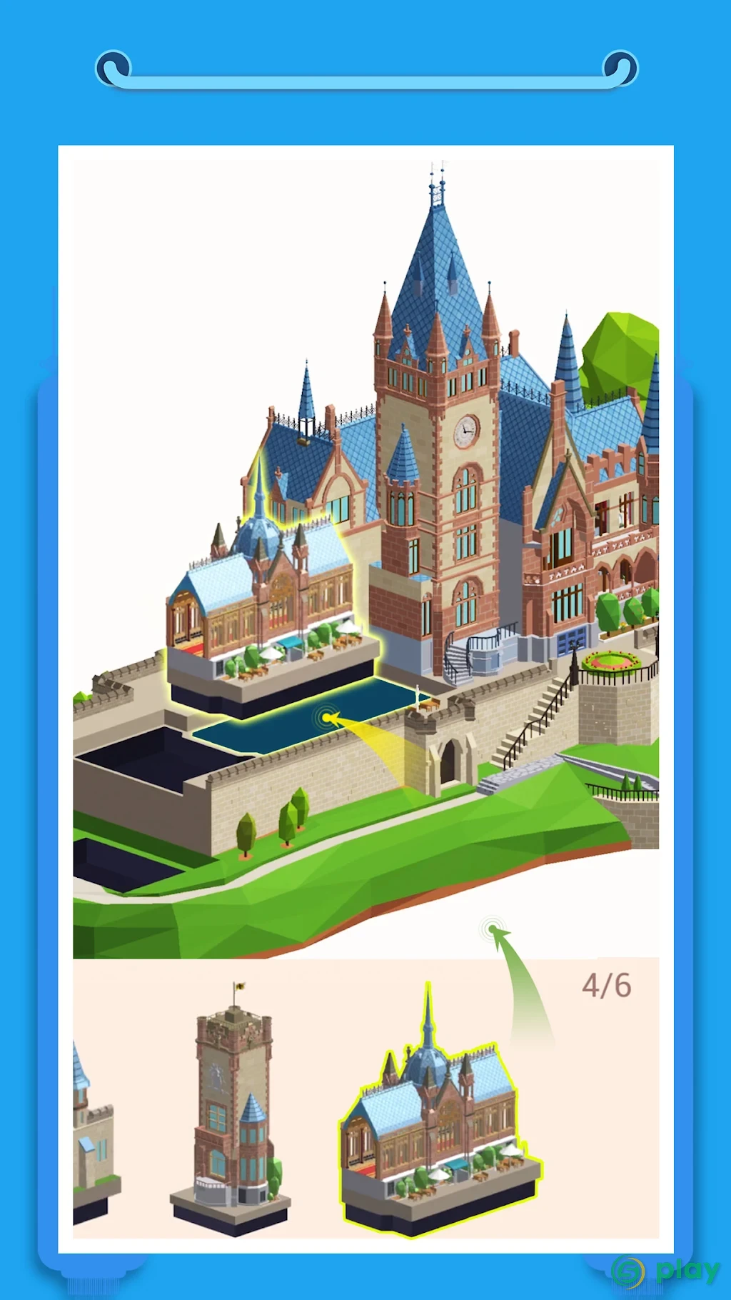 Pocket World 3D - Assemble models unique puzzle — скриншот 2