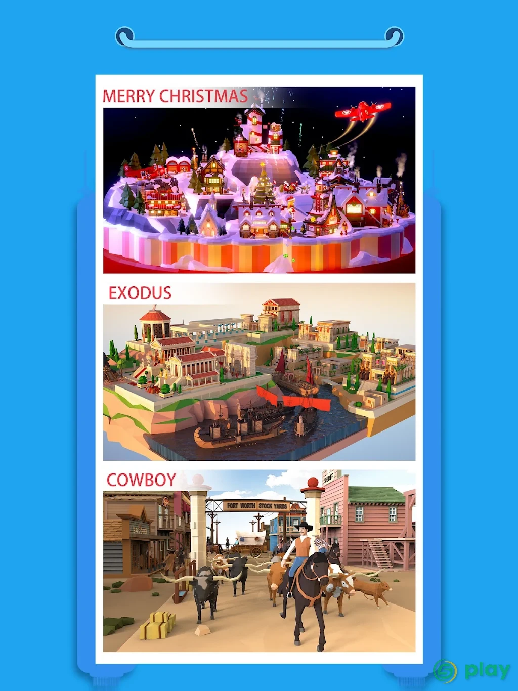 Pocket World 3D - Assemble models unique puzzle — скриншот 8