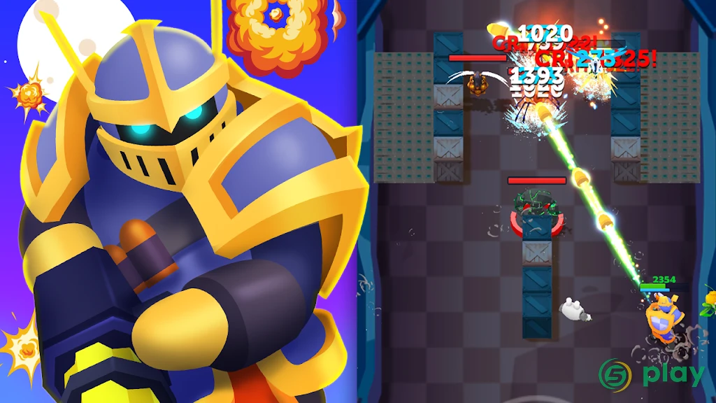 Bullet Knight: Dungeon Crawl Стрелялки игры — скриншот 6