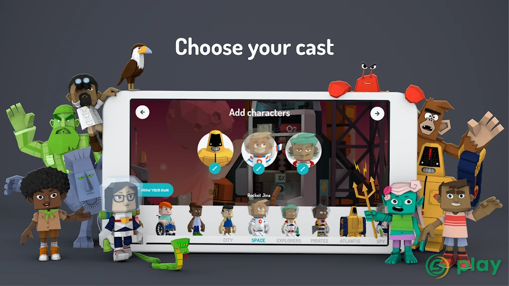 Toontastic 3D — скриншот 2
