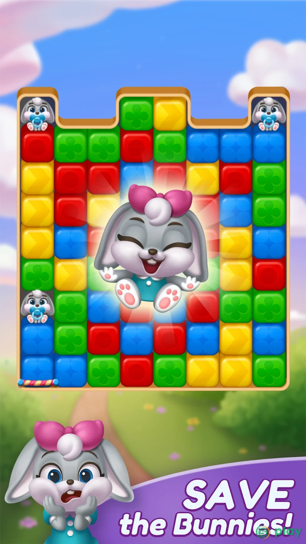Bunny Pop Blast — скриншот 5