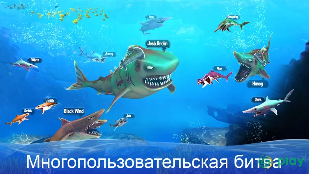Двойная атака акулы - многопользовательская игра — скриншот 3