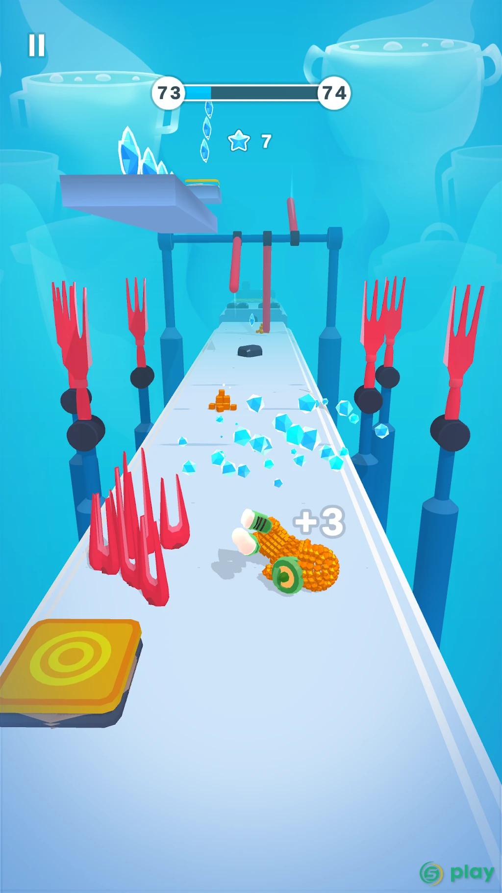 Pixel Rush - Epic Obstacle Course Game — скриншот 1
