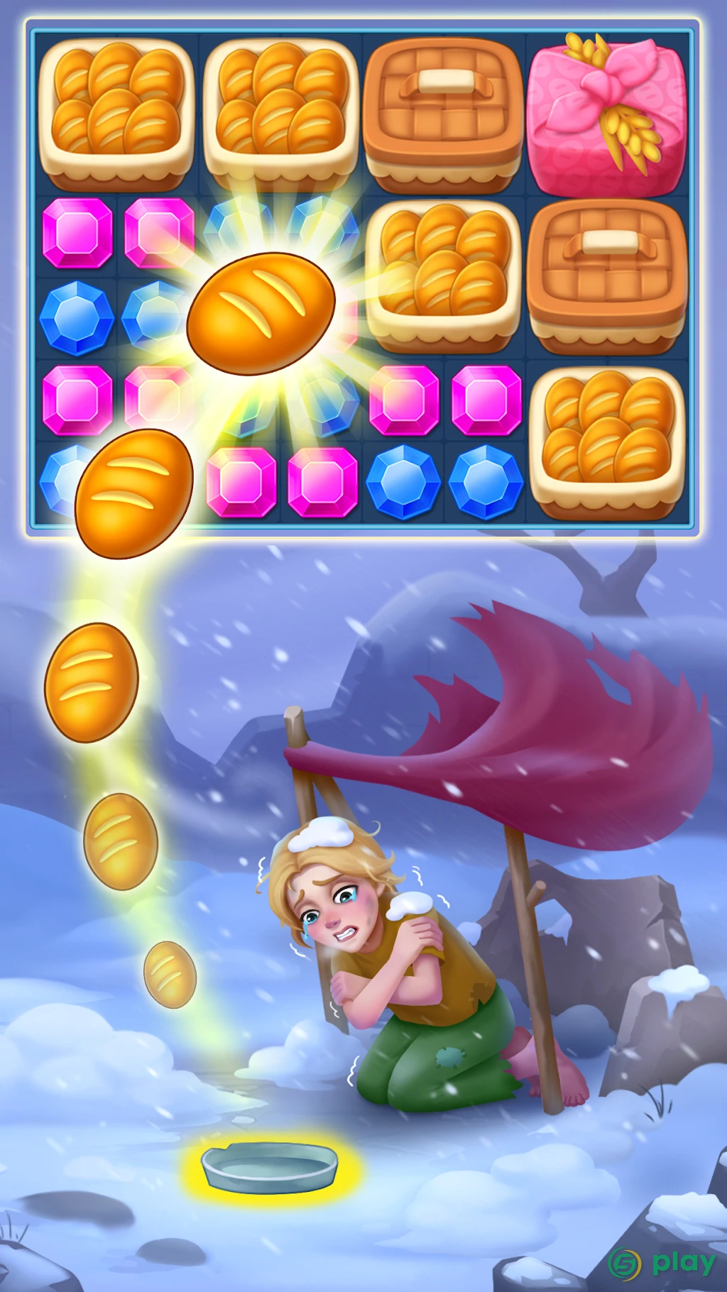 Jewel Hunter: три в ряд игры без интернета — скриншот 2