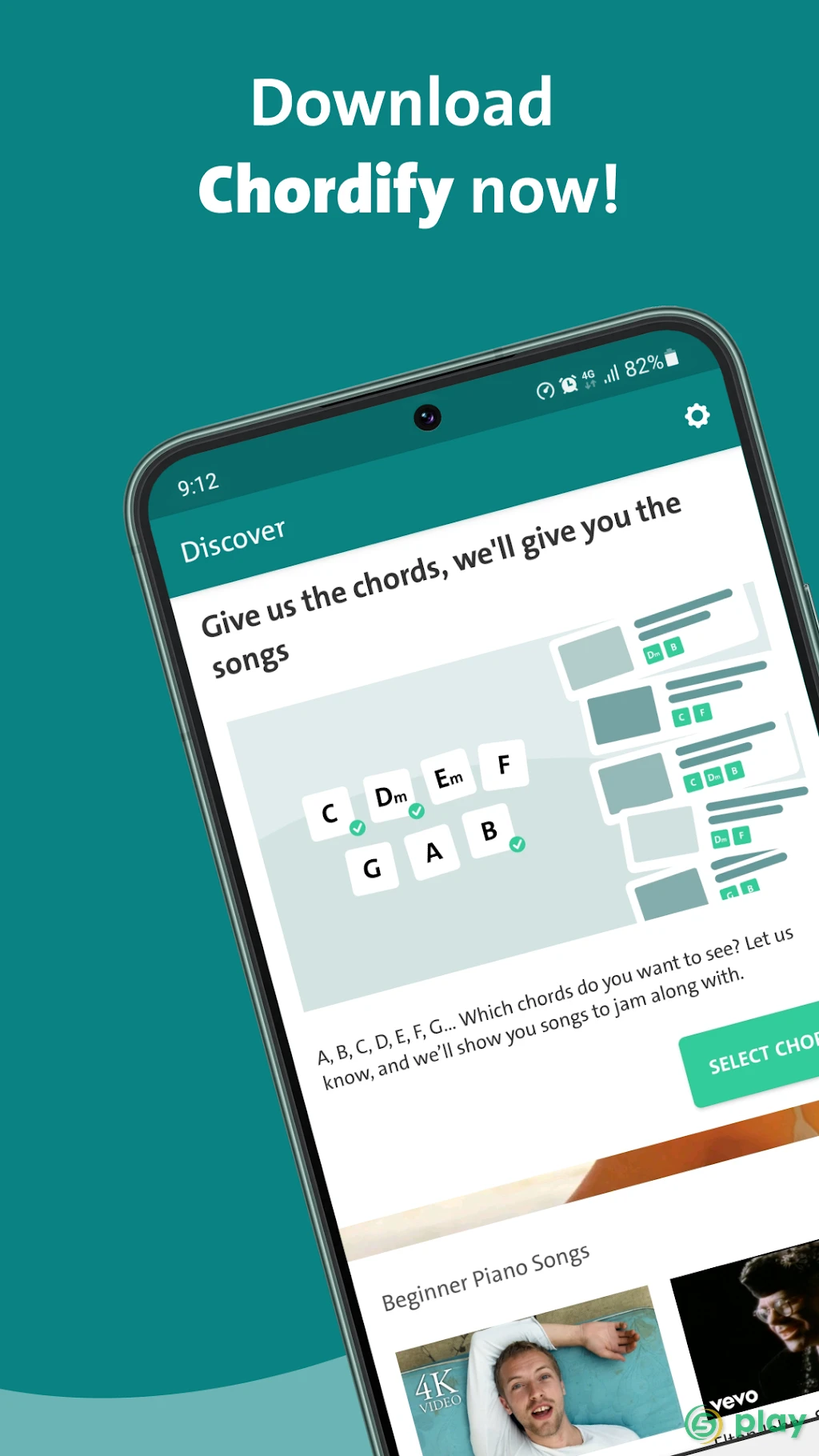 Chordify: Аккорды для Гитары, Укулеле и Фортепиано — скриншот 6