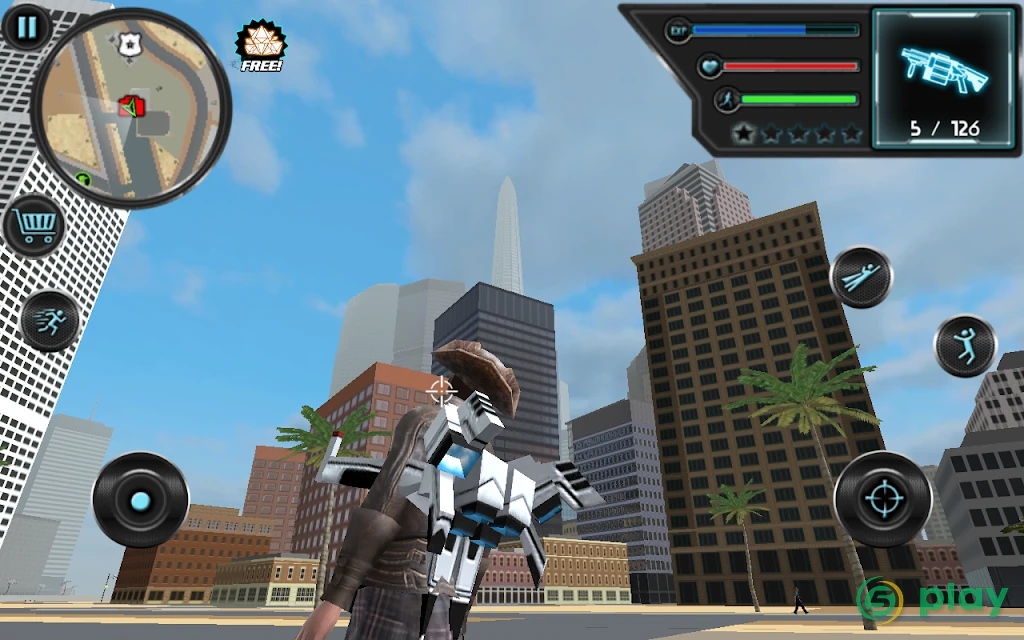 Jetpack Hero Miami Crime — скриншот 4