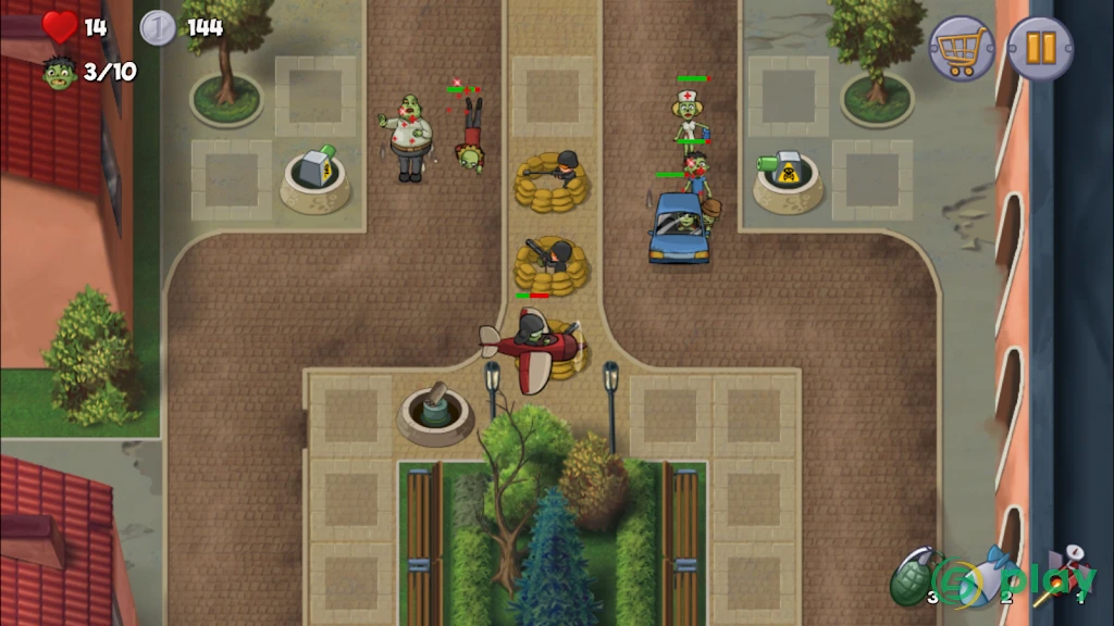 Zombie Town Defense — скриншот 4