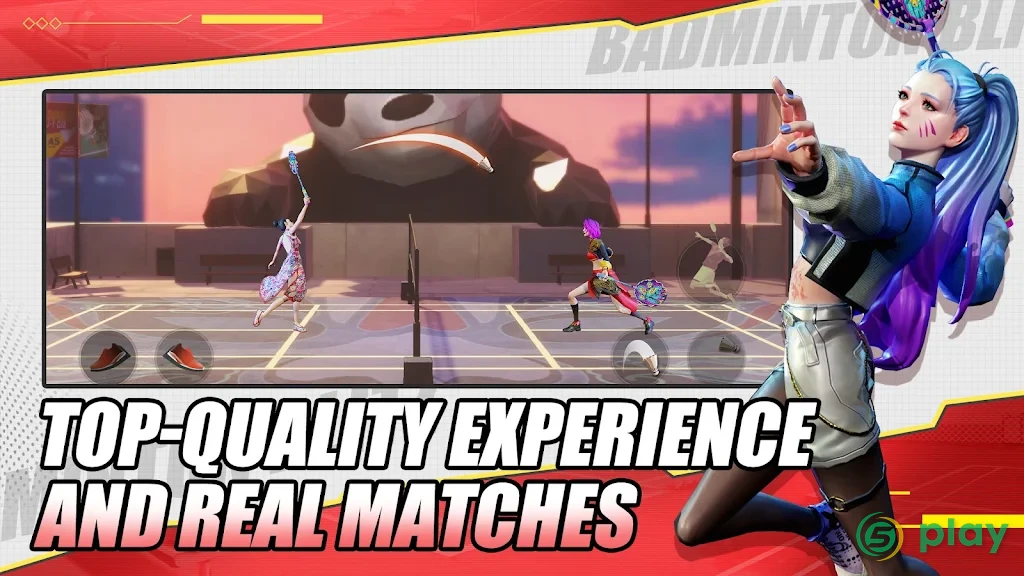 Badminton Blitz - Free PVP Online Sports Game — скриншот 3