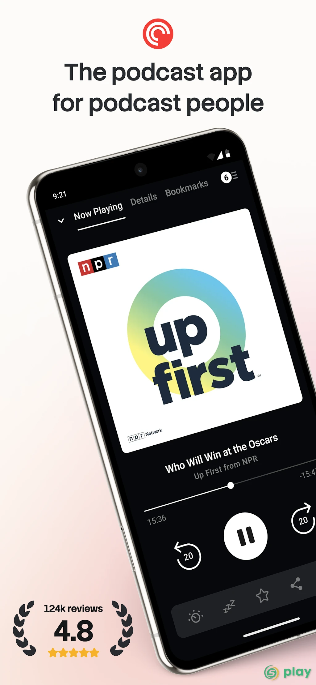 Pocket Casts — скриншот 1