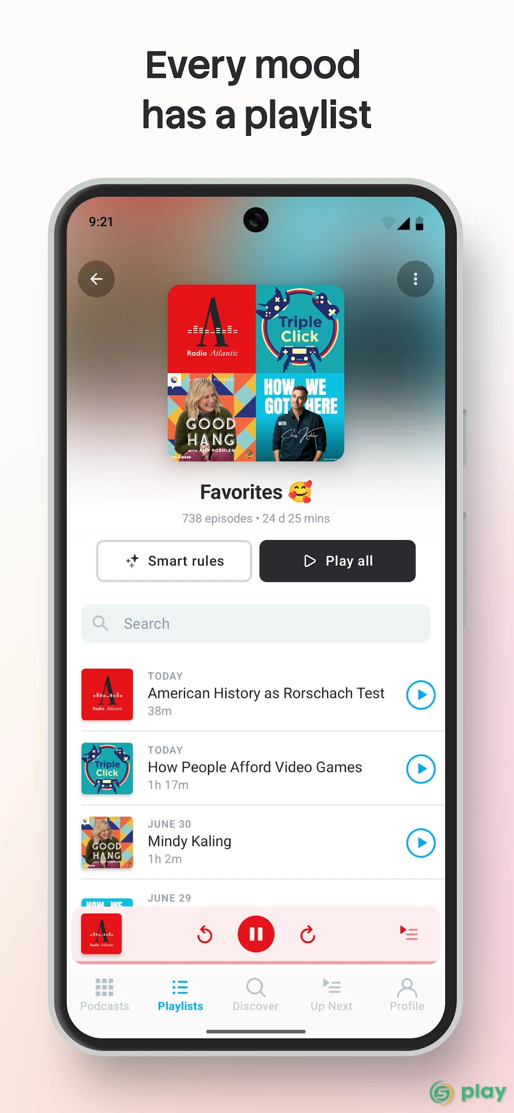 Pocket Casts — скриншот 3